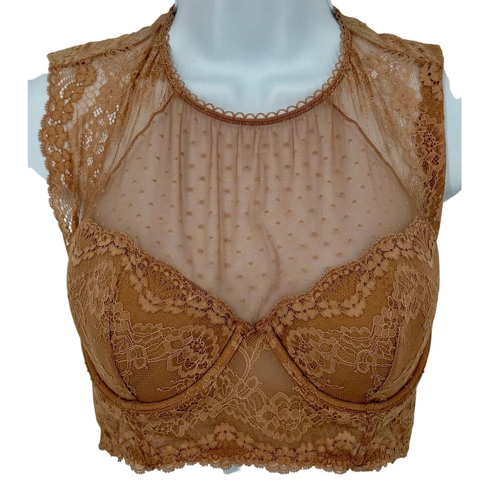 Dobreva Pink Lace Bra, 36C